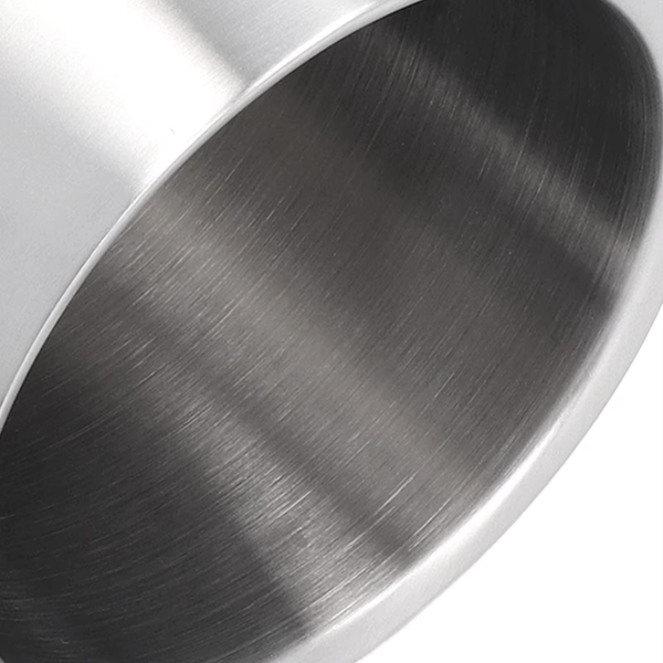 Wine Bucket Wine Bucket Slim Straight Shape Silver Double Stainless Steel Contemporary Wine Bottle Cooler Chiller for Bar